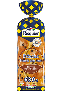Brioche tressée aux pépites de chocolat