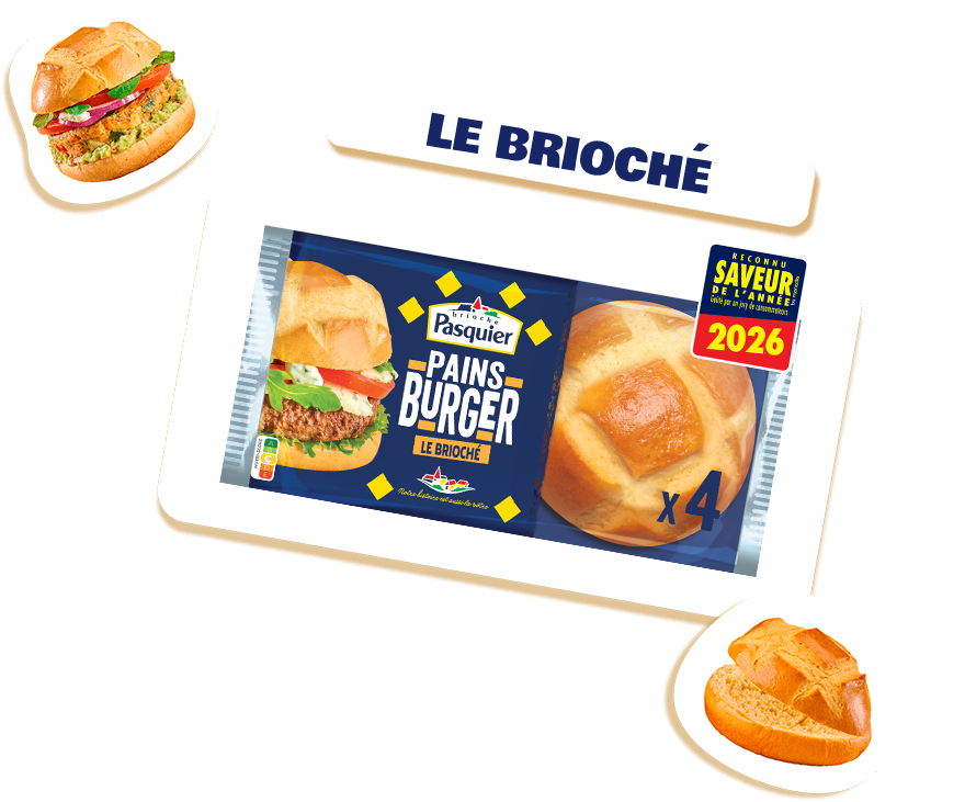 Brioche Pasquier Pains Burger « Le Brioché »